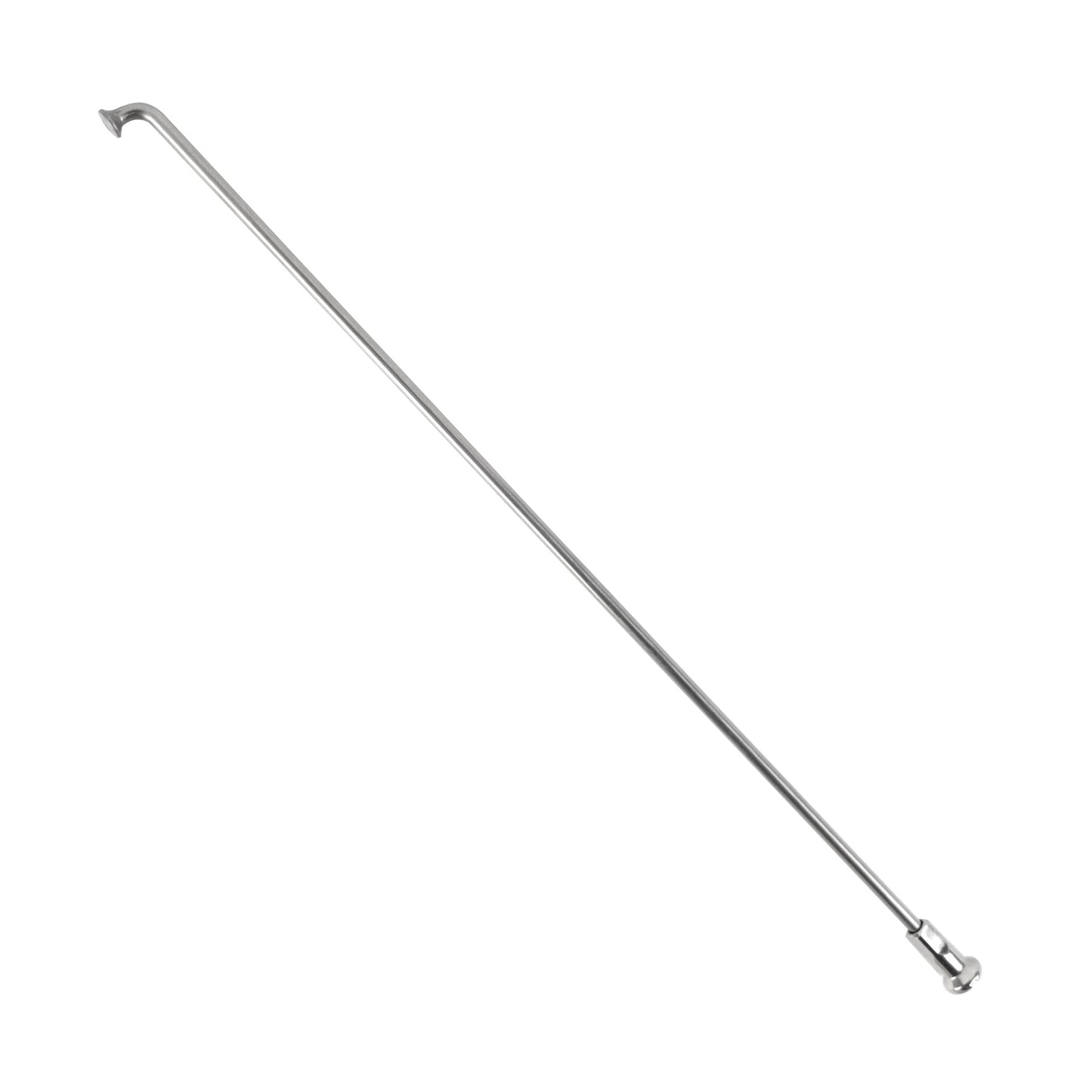 Rayon PCP inox argent 2,6mm coudé 205 mm (unité)