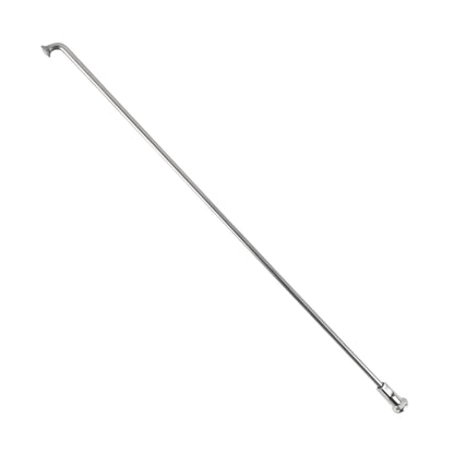 Rayon PCP inox argent 2,6mm coudé 205 mm (unité)