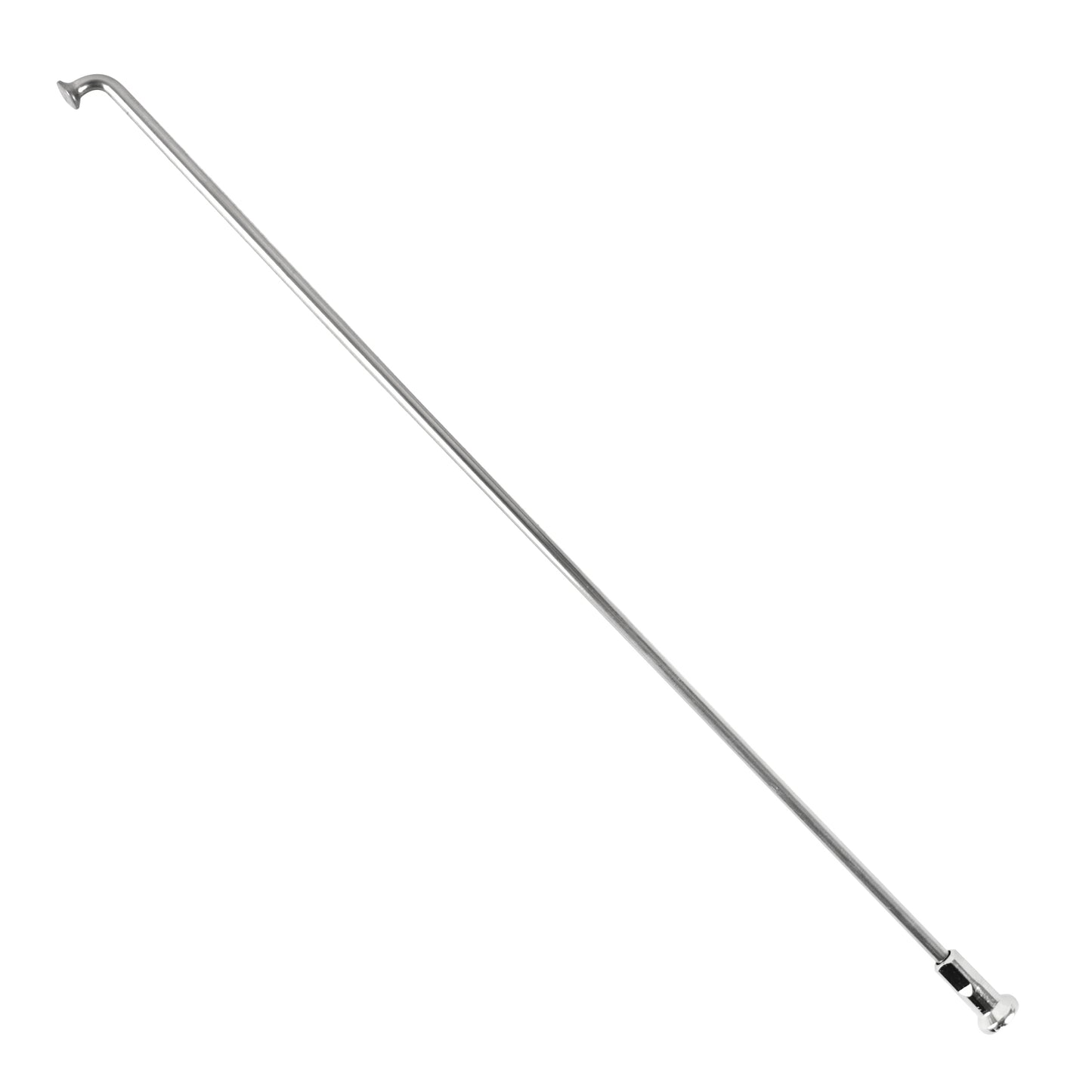Rayon PCP inox argent 2,6mm coudé 210 mm (unité)