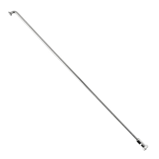 Rayon PCP inox argent 2,6mm coudé 210 mm (unité)