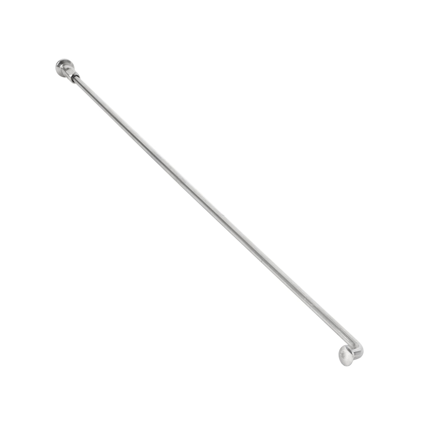 Rayon PCP inox argent 2,6mm coudé 215 mm (unité)