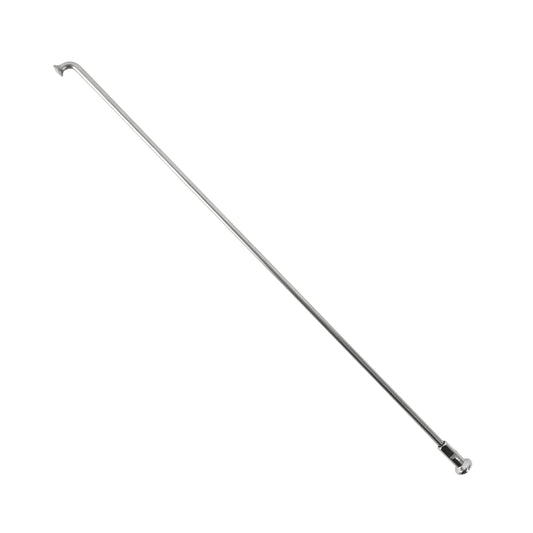 Rayon PCP inox argent 2,6mm coudé 220 mm (unité)