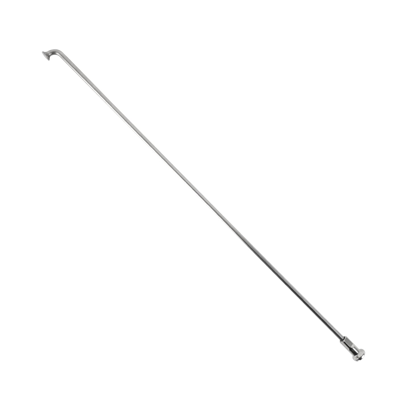 Rayon PCP inox argent 2,6mm coudé 225 mm (unité)