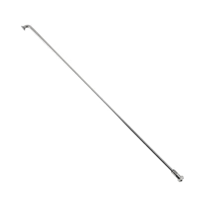 Rayon PCP inox argent 2,6mm coudé 225 mm (unité)