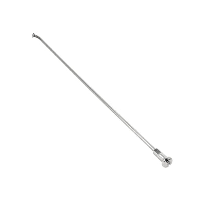 Rayon PCP inox argent 2,6mm coudé 230 mm (unité)
