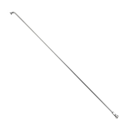 Rayon PCP inox argent 2,6mm coudé 275 mm (unité)