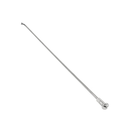 Rayon PCP inox argent 2,6mm coudé 275 mm (unité)
