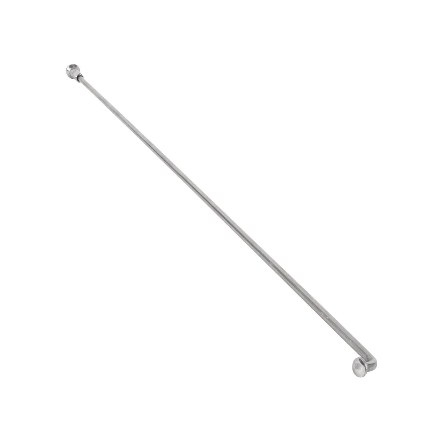 Rayon PCP inox argent 2,6mm coudé 275 mm (unité)