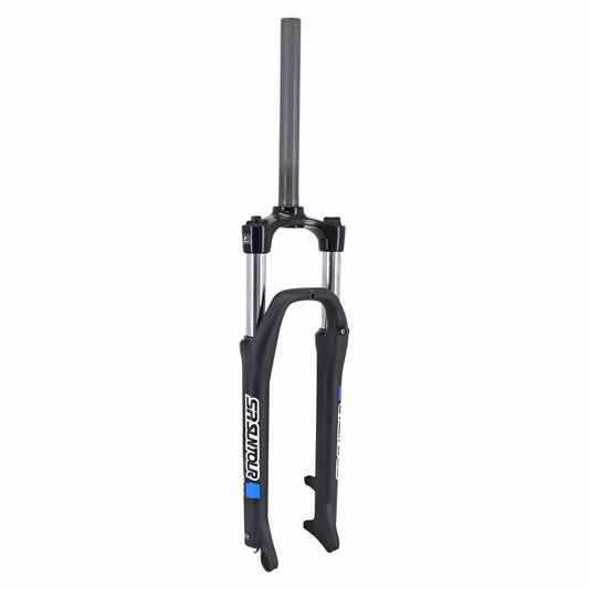 Fourche VTT 27.5 " PCP suntour XCE28 noir 100mm pour frein à disque pivot lisse l255mm 1"1-8-28.6 extèrieur