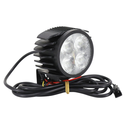 Eclairage-phare pour trottinette fc1 à led compatible smartgyro-kugoo avec klaxon integré noir PCP