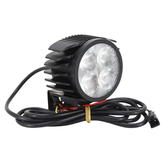 Eclairage-phare pour trottinette fc1 à led compatible smartgyro-kugoo avec klaxon integré noir PCP