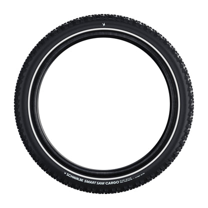 Tire Cargo 27.5 X 2.35 Schwalbe Smart Sam Black TR (60-584) Reflex Sidewall E-bike Approved e50