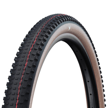 MTB Tire - E-Bike 29 X 2.40 Schwalbe Rick XC Black TLR (62-622) Tubeless Ready Transparent Sidewall E-Bike Approved E25