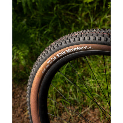 MTB Tire - E-Bike 29 X 2.40 Schwalbe Rick XC Black TLR (62-622) Tubeless Ready Transparent Sidewall E-Bike Approved E25