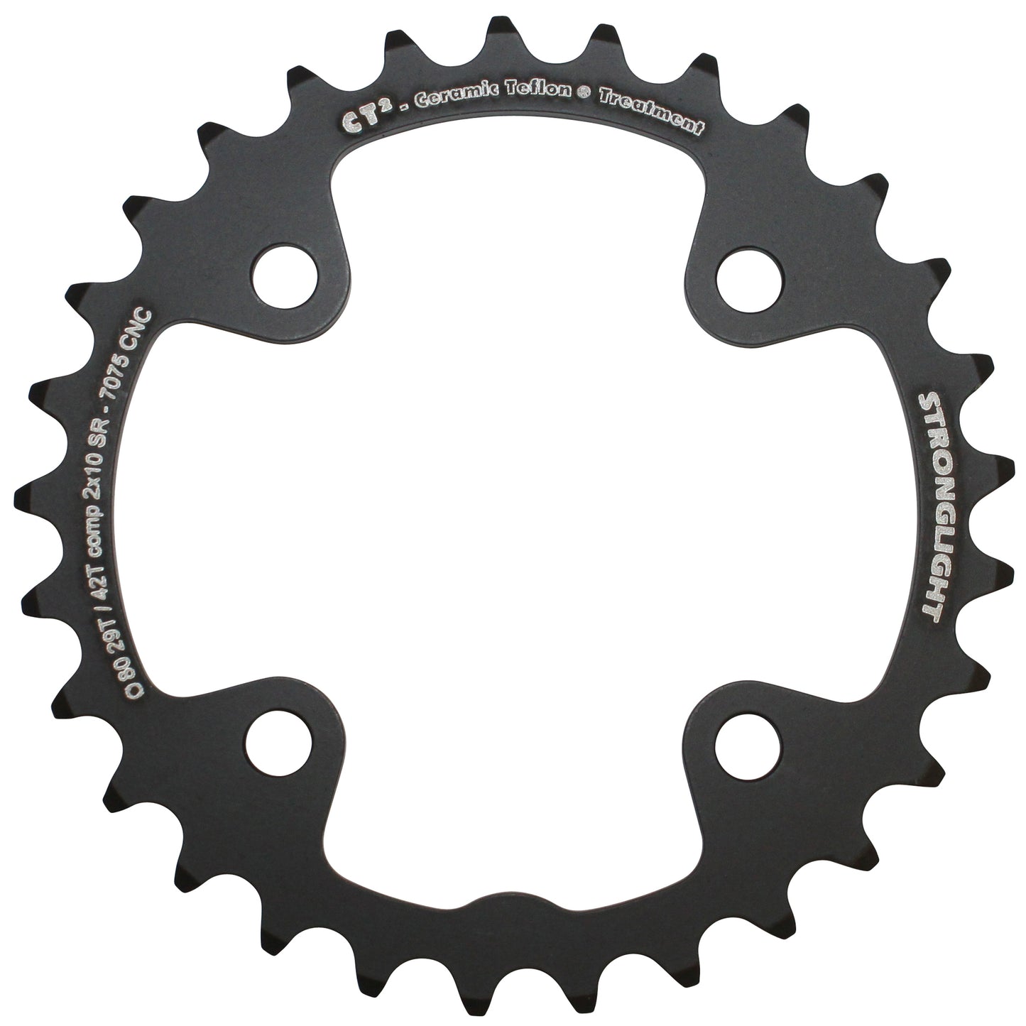 Plateau VTT 4 bras Stronglight D80 pour SRAM X0 XX X9 X7 29D