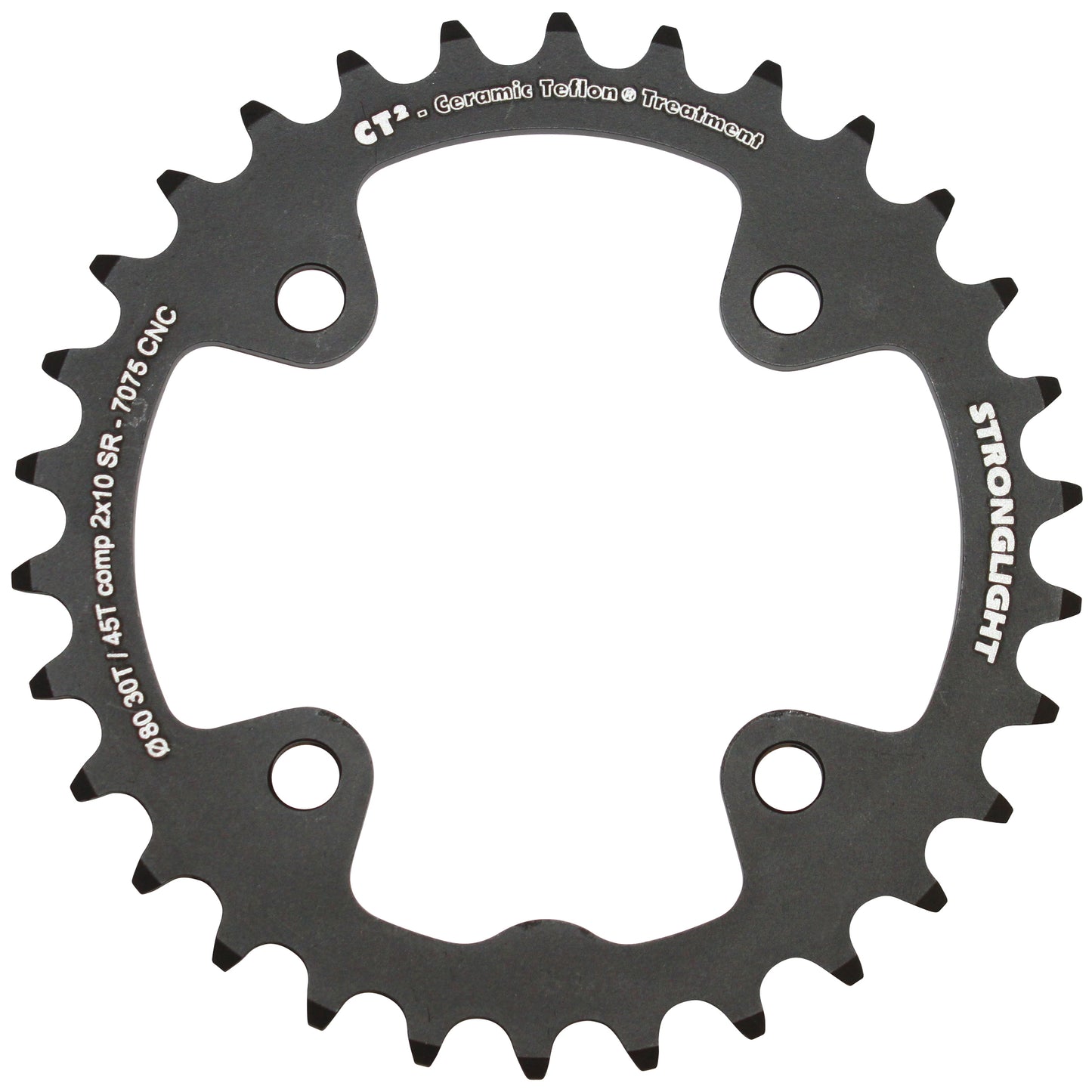 Plateau VTT 4 bras Stronglight D80 pour SRAM X0 XX X9 X7 30D