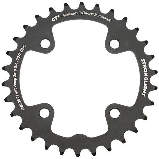 Plateau VTT 4 bras Stronglight D80 pour SRAM X0 XX X9 X7 30D