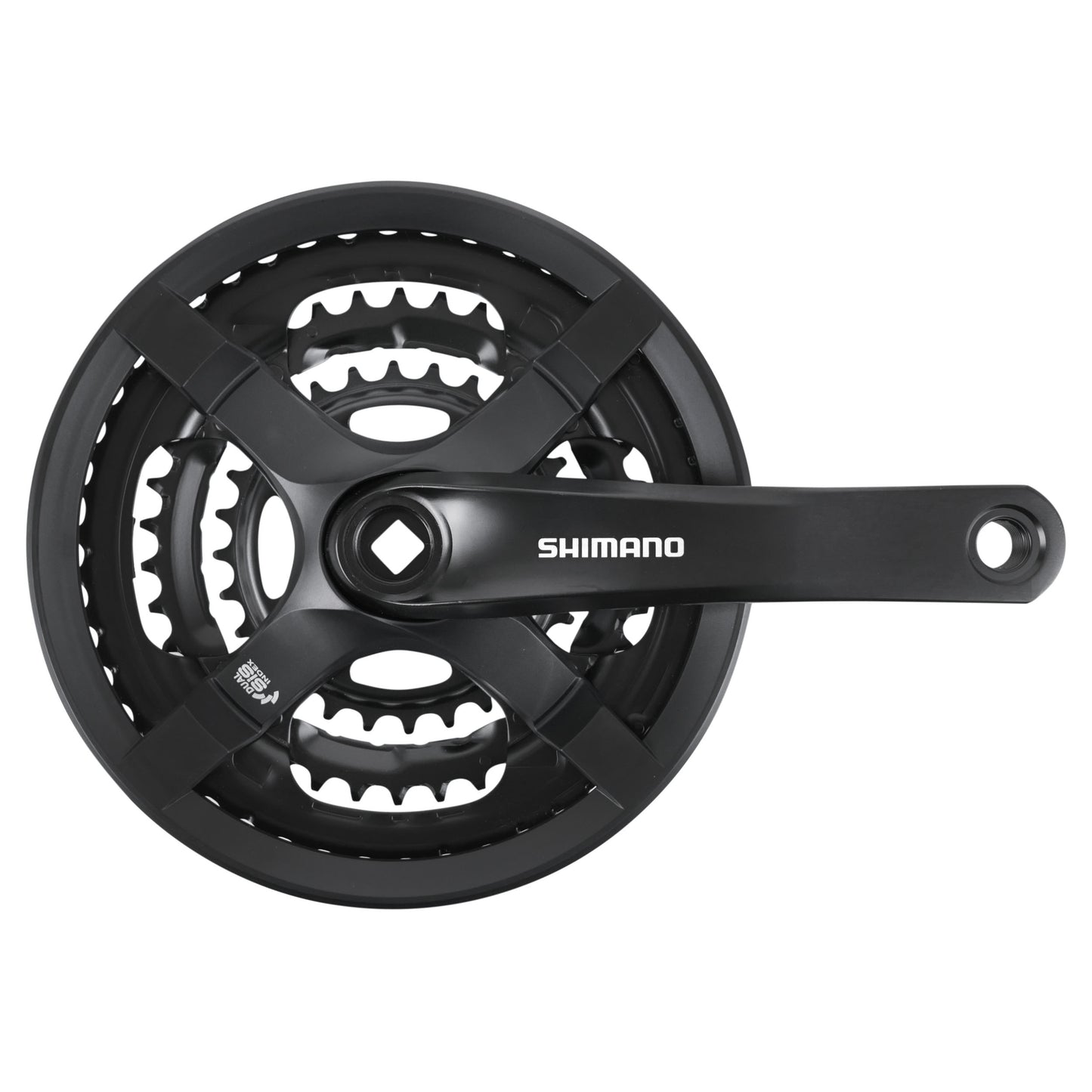 Shimano Tourney MTB crankset black 170 48x38x28 bottom bracket 123