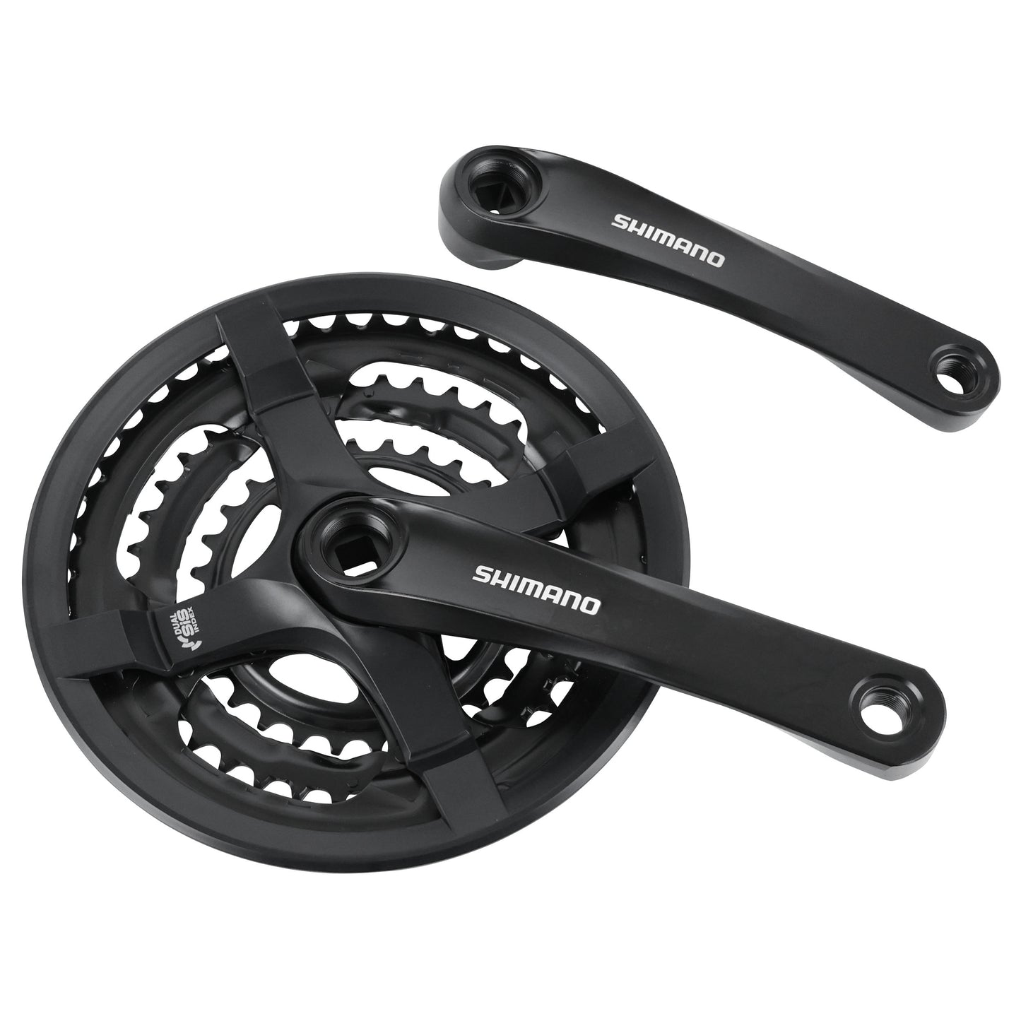 Shimano Tourney MTB crankset black 170 48x38x28 bottom bracket 123