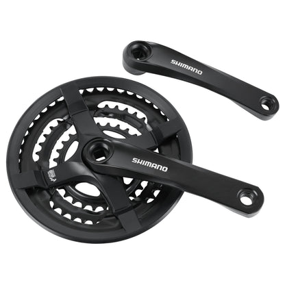 Shimano Tourney MTB crankset black 170 48x38x28 bottom bracket 123