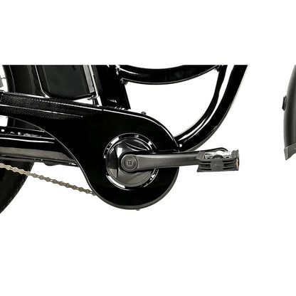 Leader Fox Lovelo 24 2025 Black 3-Speed Bafang Differential Electric Tricycle