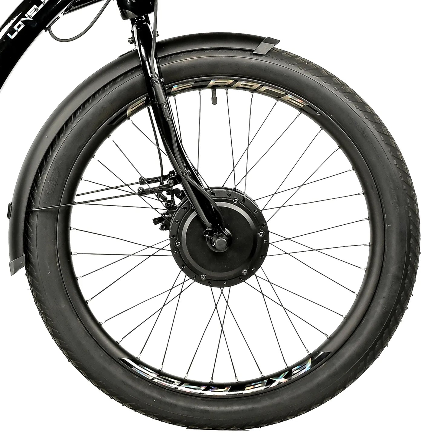 Leader Fox Lovelo 24 2025 Black 3-Speed Bafang Differential Electric Tricycle