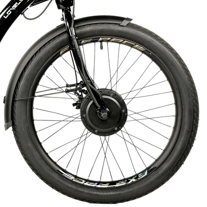 Leader Fox Lovelo 24 2025 Black 3-Speed Bafang Differential Electric Tricycle