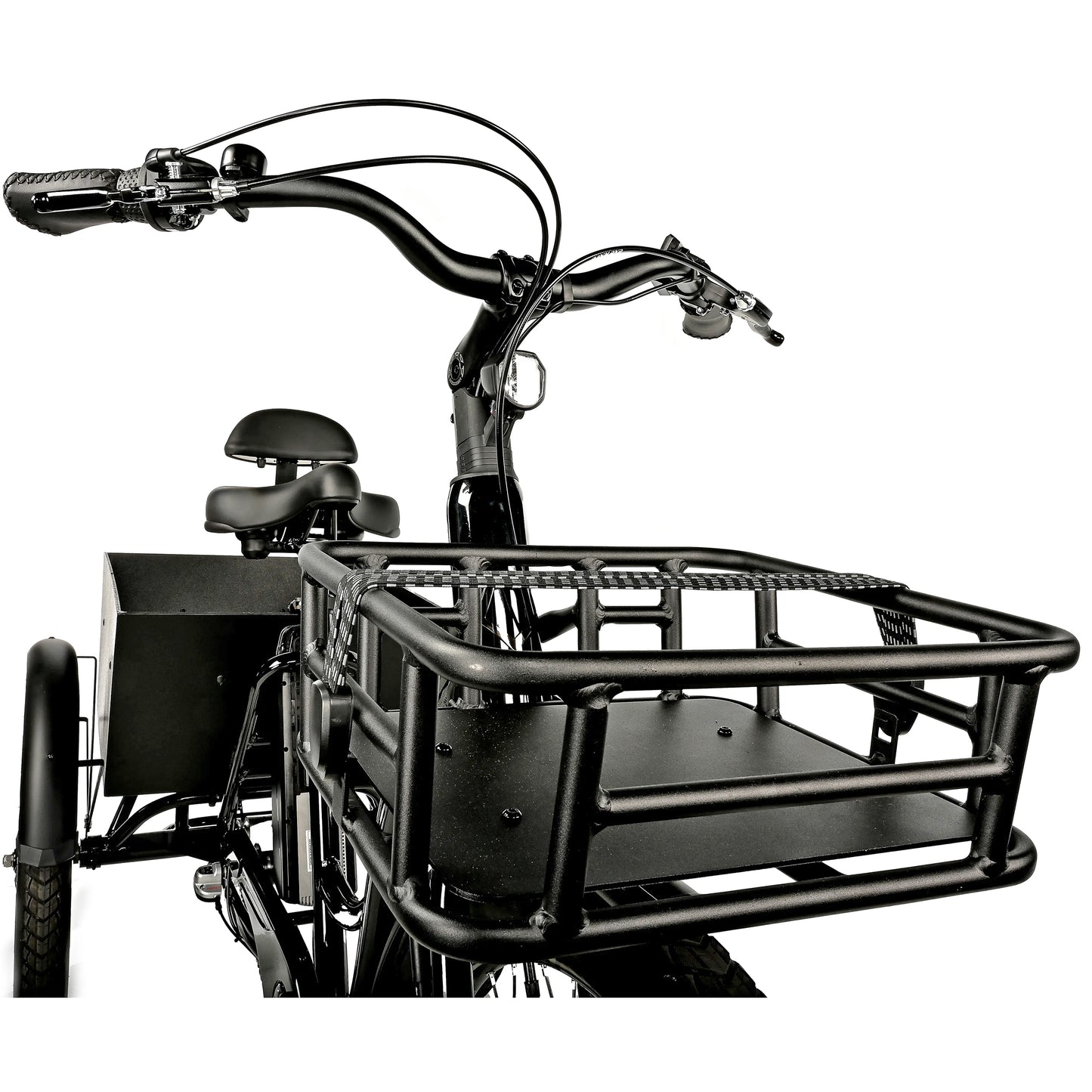Leader Fox Lovelo 24 2025 Black 3-Speed Bafang Differential Electric Tricycle