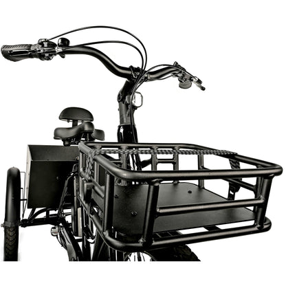 Leader Fox Lovelo 24 2025 Black 3-Speed Bafang Differential Electric Tricycle