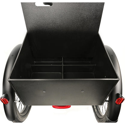 Leader Fox Lovelo 24 2025 Black 3-Speed Bafang Differential Electric Tricycle