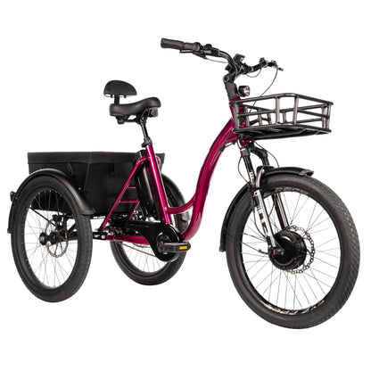 Tricycle VAE Leader Fox Curtis 24 2025 bordeaux 8V Bafang