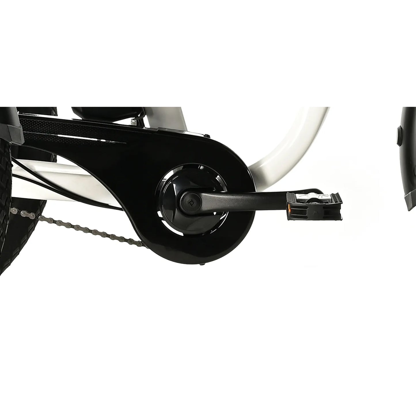 Leader Fox Lovelo 24 2025 White 3-Speed Bafang Differential Electric Tricycle
