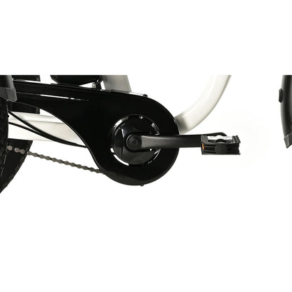 Leader Fox Lovelo 24 2025 White 3-Speed Bafang Differential Electric Tricycle