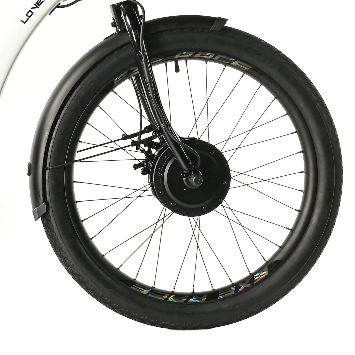 Leader Fox Lovelo 24 2025 White 3-Speed Bafang Differential Electric Tricycle