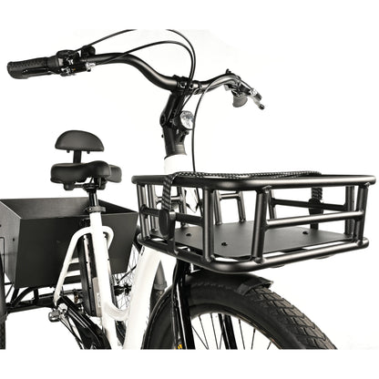 Leader Fox Lovelo 24 2025 White 3-Speed Bafang Differential Electric Tricycle