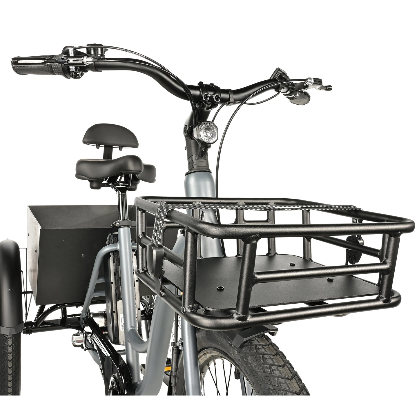 Leader Fox Lovelo 24 2025 Matte Grey 3-Speed Bafang Electric Tricycle