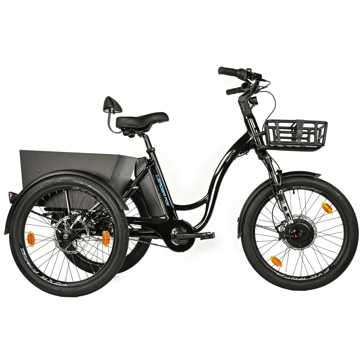Leader Fox Curtis 24 2025 black 8S Bafang electric tricycle