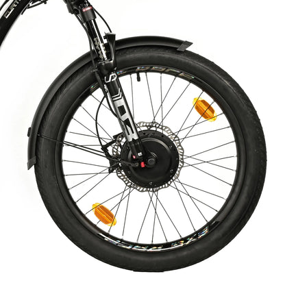 Leader Fox Curtis 24 2025 black 8S Bafang electric tricycle