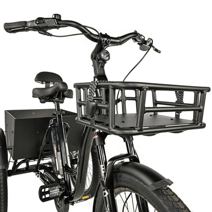 Leader Fox Curtis 24 2025 black 8S Bafang electric tricycle