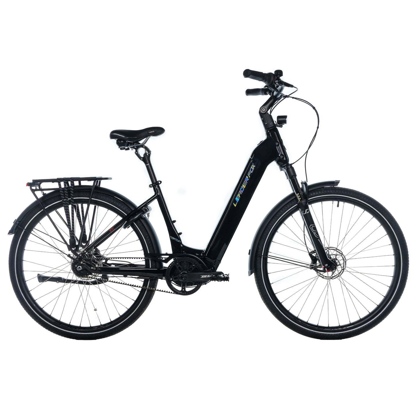 Vélo électrique City 28 Leader Fox Tertium noir Nexus M420 15Ah