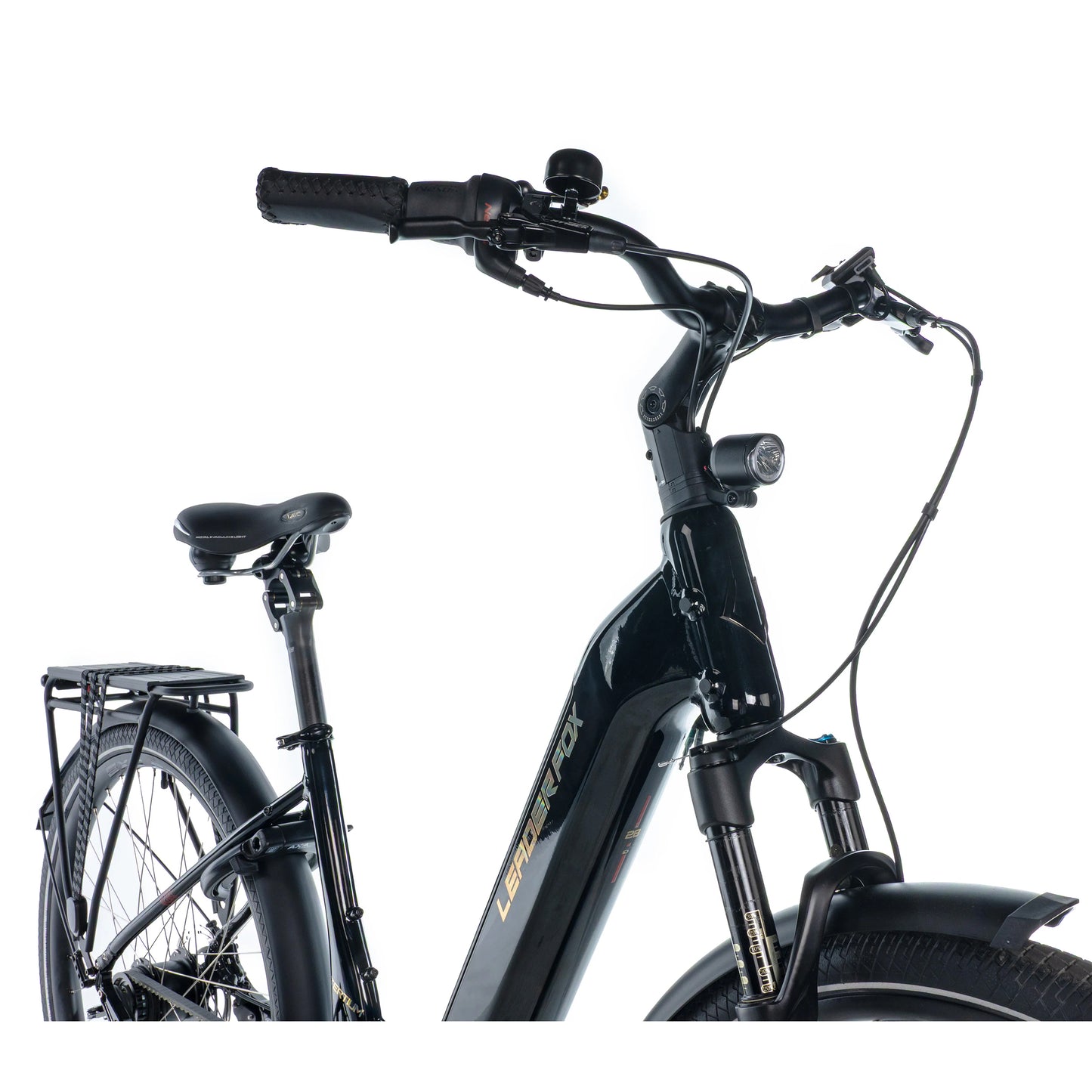 Vélo électrique City 28 Leader Fox Tertium noir Nexus M420 15Ah