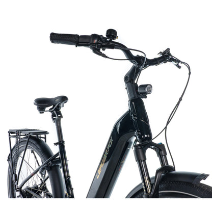 Vélo électrique City 28 Leader Fox Tertium noir Nexus M420 15Ah