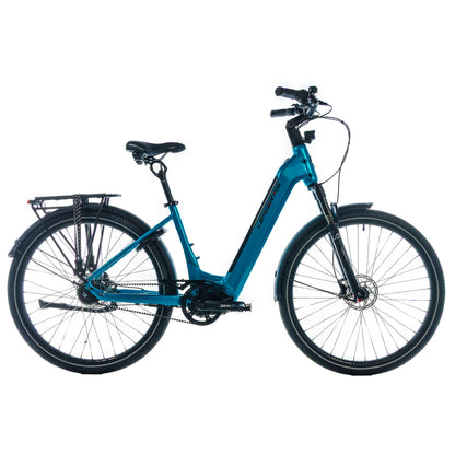 Electric City Bike 28 Leader Fox Tertium Light Blue Nexus M420 15Ah