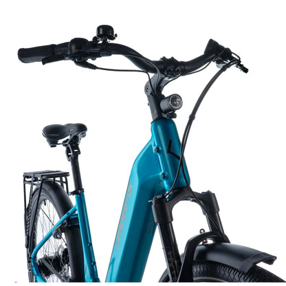 Electric City Bike 28 Leader Fox Tertium Light Blue Nexus M420 15Ah