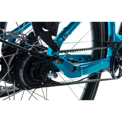 Electric City Bike 28 Leader Fox Tertium Light Blue Nexus M420 15Ah