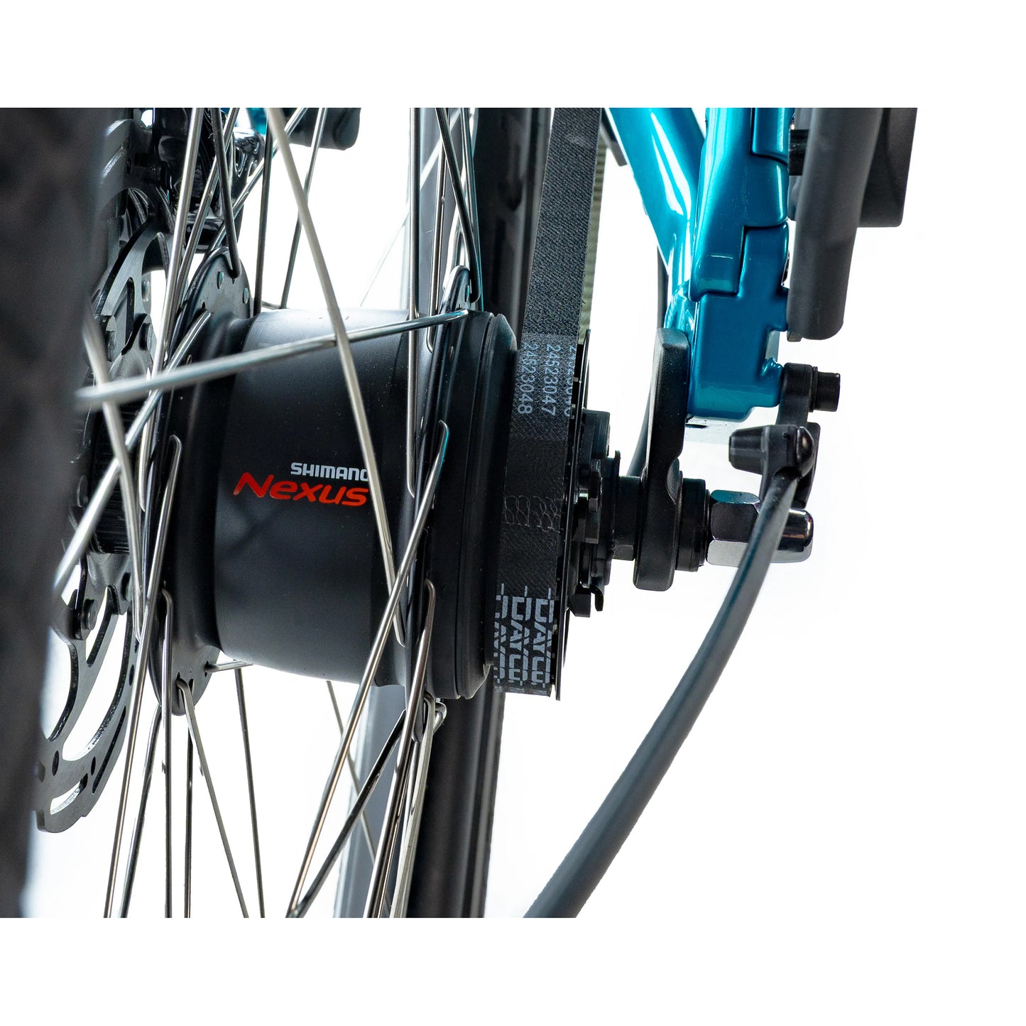 Electric City Bike 28 Leader Fox Tertium Light Blue Nexus M420 15Ah