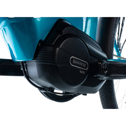 Electric City Bike 28 Leader Fox Tertium Light Blue Nexus M420 15Ah