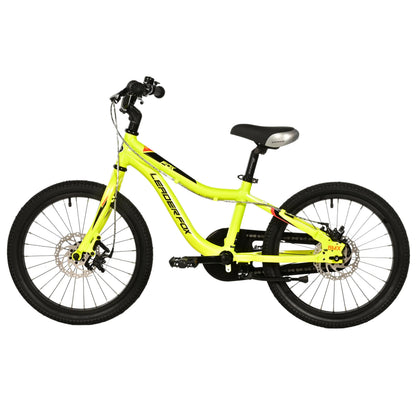 Leader Fox yellow 18-inch children's bike with disc brake (115-125 cm)