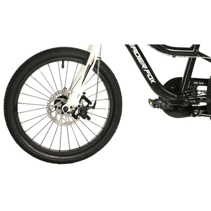 Kids' 18-inch Leader Fox Bike, Black, Disc Brake (115-125 cm)
