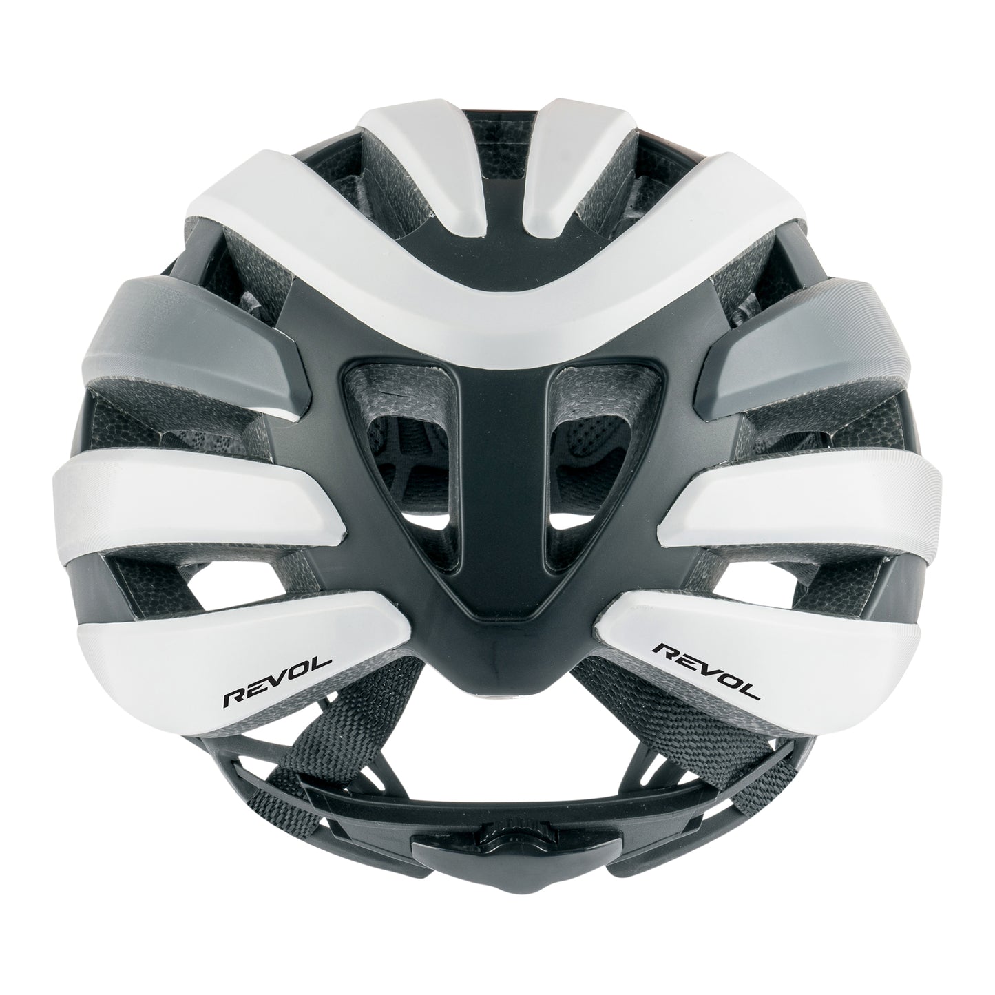 Gist Route Revol Adult Cycling Helmet White-Black Women's and Junior Full In-Mold